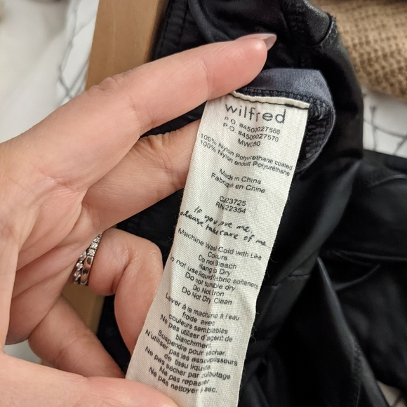 Aritzia leather leggings, small - Picture 3 of 3